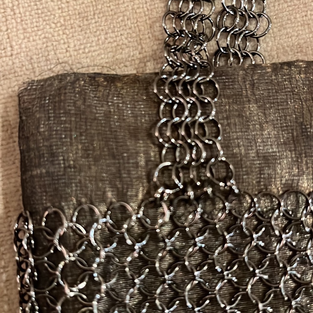 Nancy Bacich Mesh Metal Chain Mail Vintage Bag - Picture 6 of 17